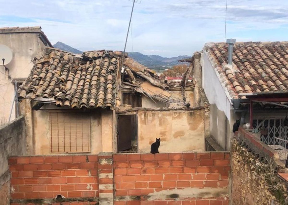 Vivienda con riesgo de desprendimiento interior cómo actuar